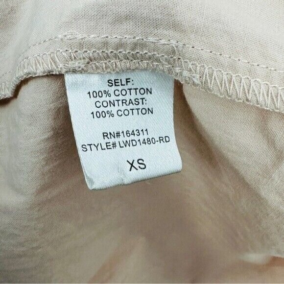 Aura Friend Zone Taupe Midi Dress Tan Women’s Size XS - Picture 7 of 9